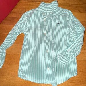 Striped Green Kids Shirt